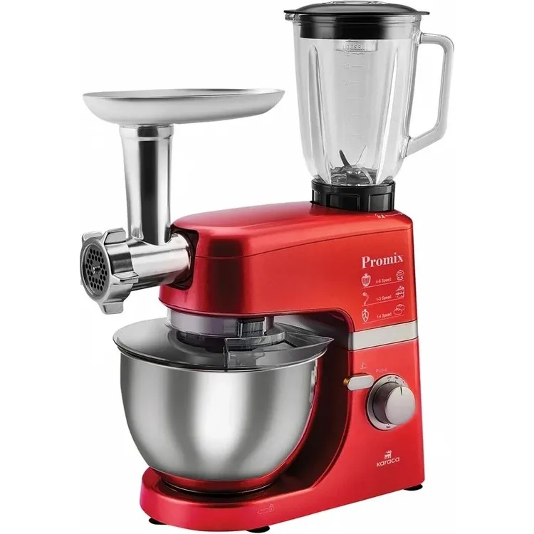 (Косуля) Promix Kitchen Chief 1000 Вт Мясорубка для приготовления колбасы-колбасы, мясной рулет, смузи, кухонный комбайн