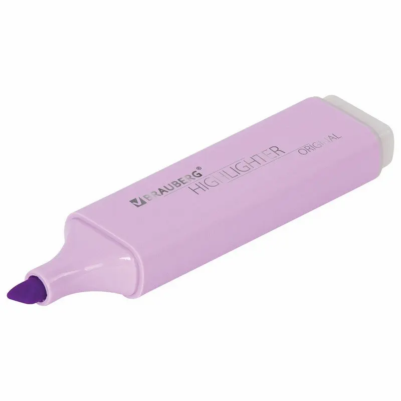 Текстовыделитель BRAUBERG ORIGINAL PASTEL, ЛАВАНДОВЫЙ, линия 1-5 мм, 151695 (art.: 3920c0f57ef2f) - 3920c0f57ef2f