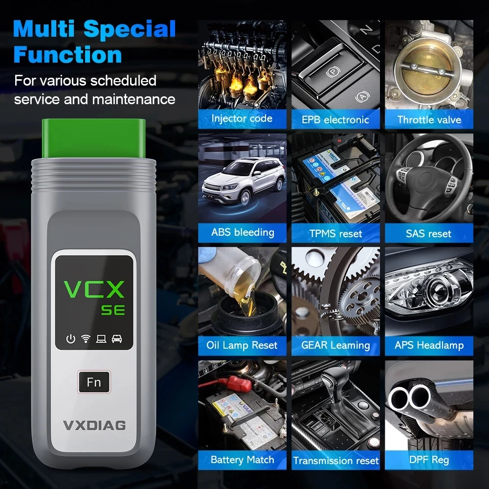 VXDIAG VCX SE VX608 SE для Porsche III OBD2 сканер автомобильные диагностические инструменты ECU программирование поддержка кодирования протокол DoIP J2534 (art.: 3920cd0e0e234) - 3920cd0e0e234