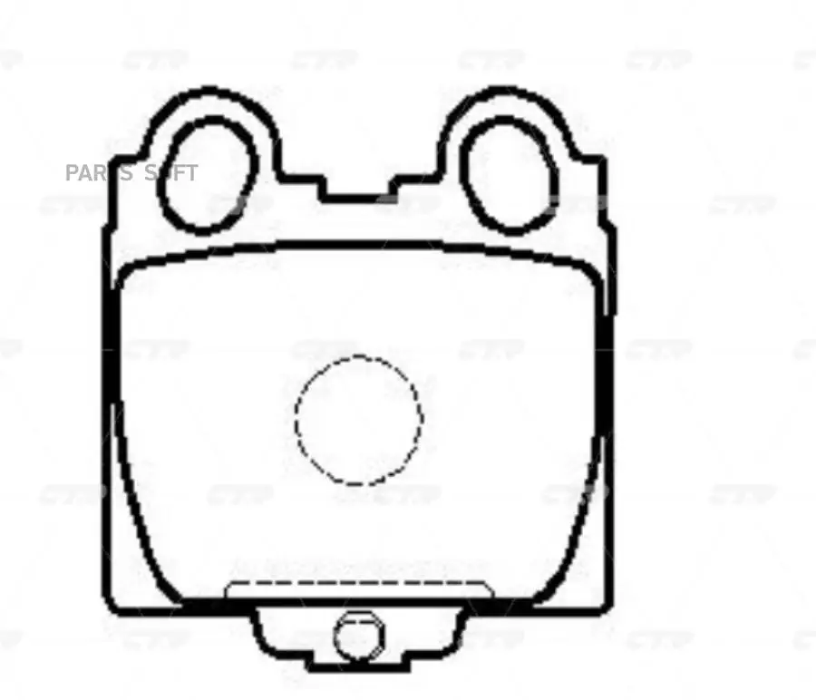 CTR CKT28 Колодки тормозные Lexus GS 300 05- CTR  1шт