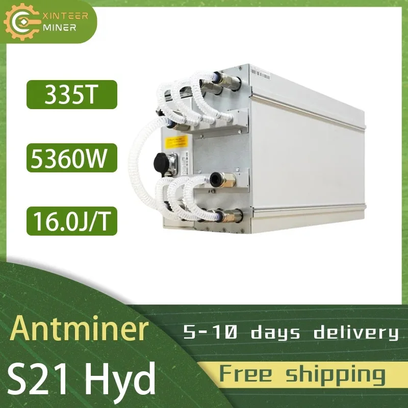 Купите 3, получите 2 бесплатно Bitmain Antminer S21 Hyd 335T BTC Miner