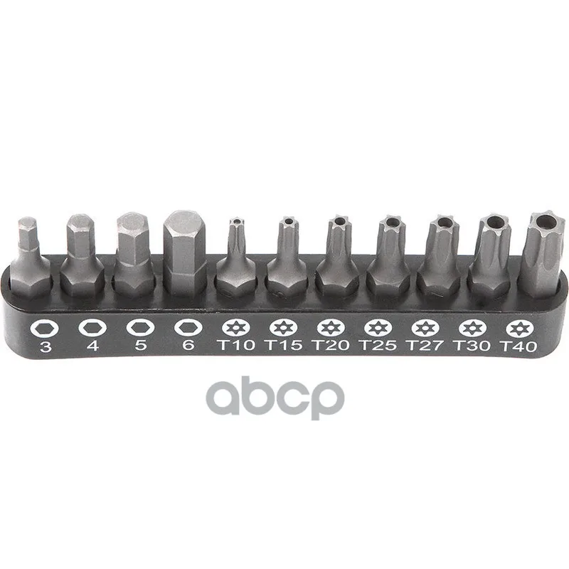 Набор Бит 1/4 25 Мм На Держателе Torx C Отв.  Hex Licota арт. alk-8009-bit2-ck