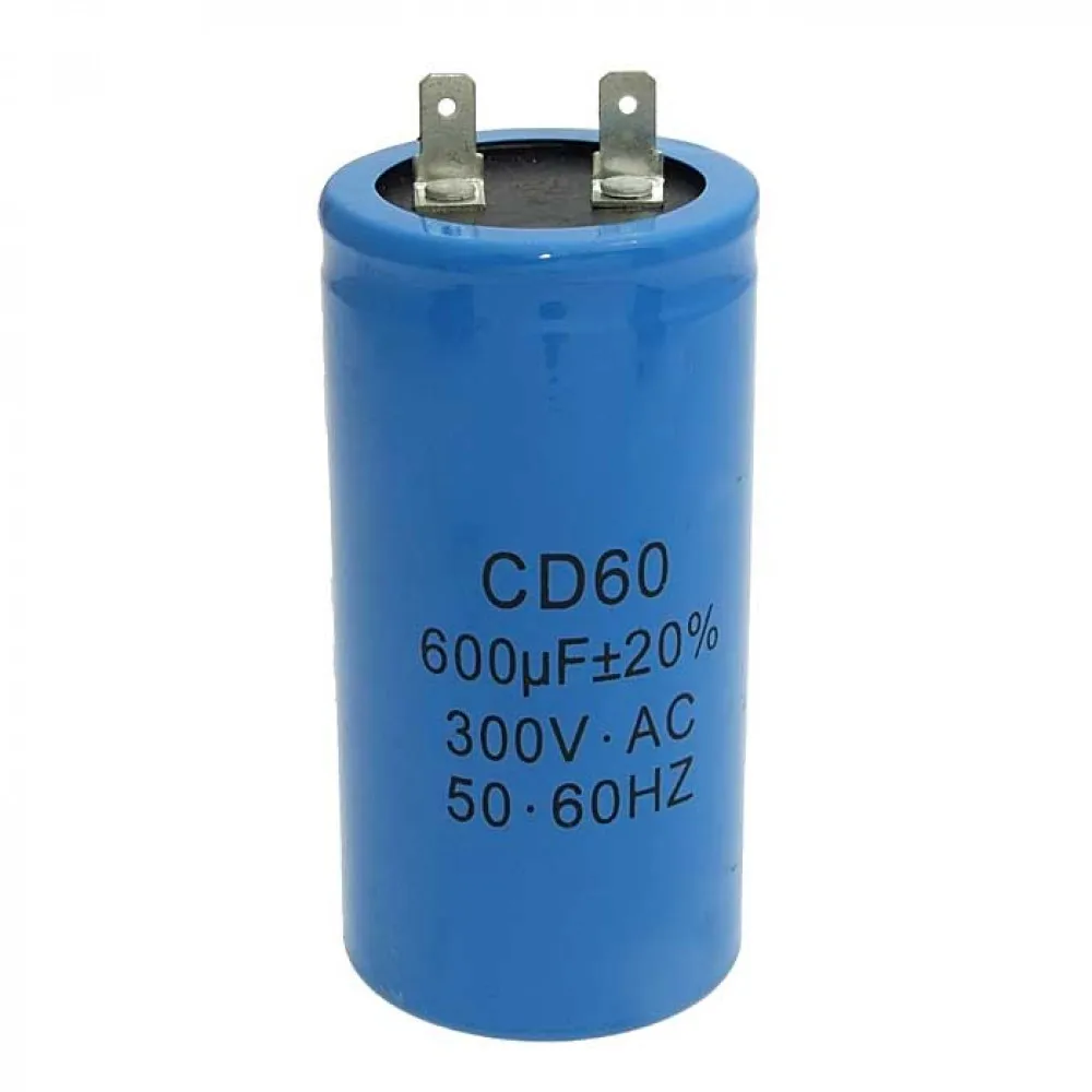 Пусковой конденсатор CD60 600uF 300V (art.: 3920bcd12ff5d) - 3920bcd12ff5d