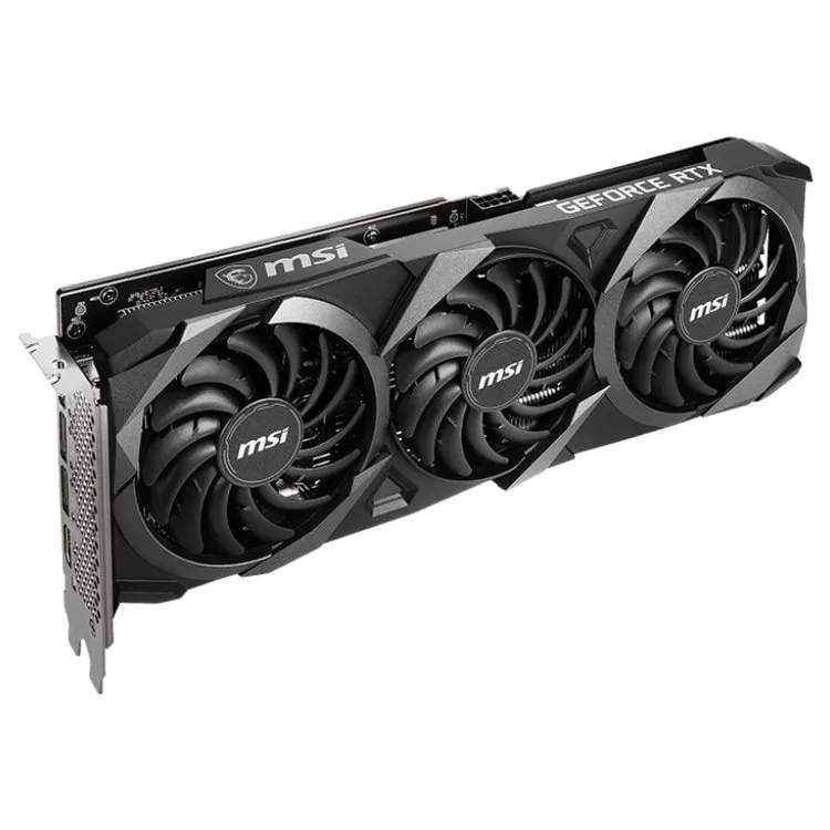 Фото MSI VGA GEFORCE RTX 3060 TI VENTUS 3X 8G OC LHR RTX3060TI 8GB GDDR6 256B DX12 PCIE 4.0 X16 (3XDP 1XHDMI) №4