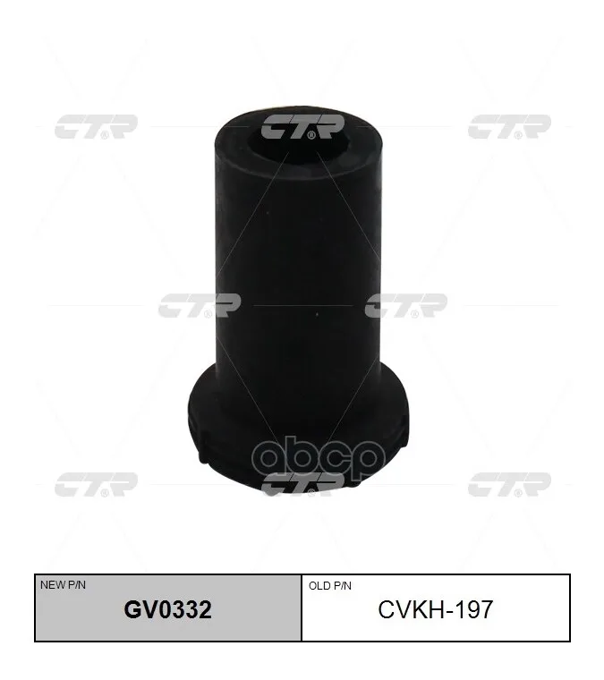 (Новый Номер Gv0332) Втулка Рессоры CTR арт. CVKH-197
