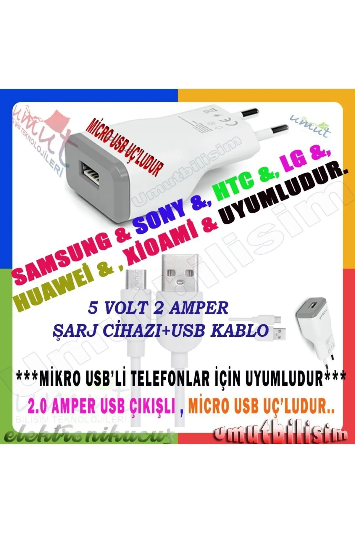 Фото Syrox -  Eu-39-зарядное устройство на 2,0 ампера+ кабельное зарядное устройство с совместимым входом Micro Usb для Prestigio Multiphone 7500 -j15 №4