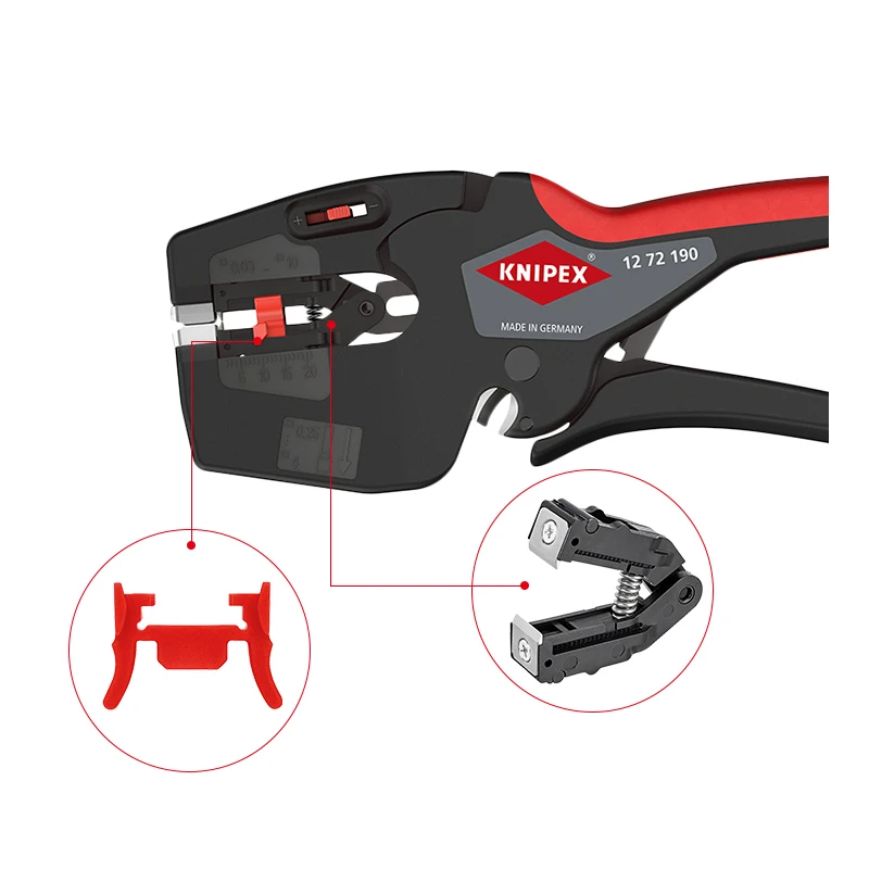 Фото KNIPEX NexStrip для зачистки проводов, плоскогубцы для зачистки проводов, многофункциональный инструмент для электриков 1272190 №5