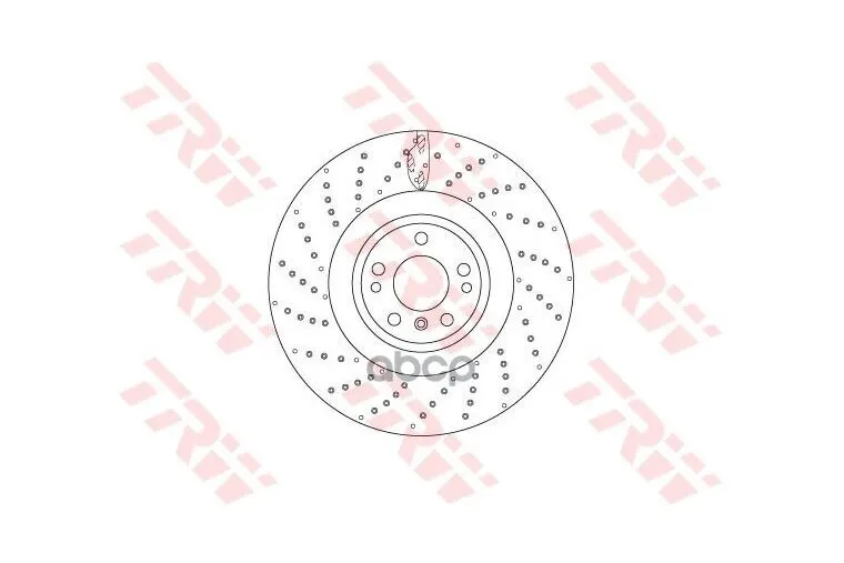 Диск Тормозной Передний Mercedes W166, X166 4-Matic (375мм) Df6687s TRW арт. DF6687S