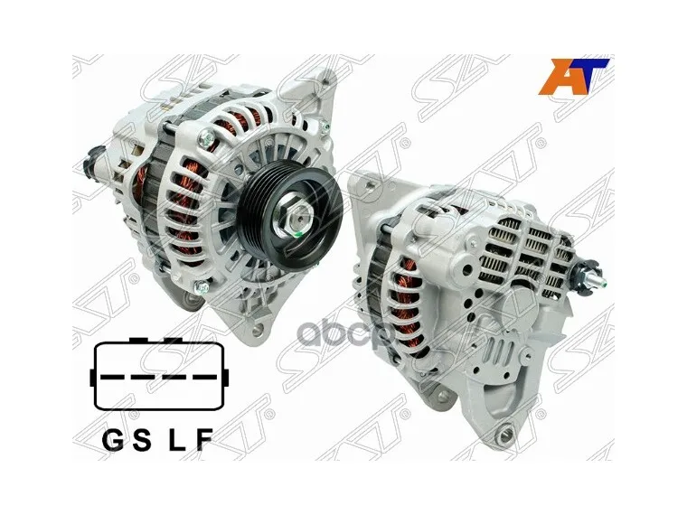 Генератор Mmc L200 06-/Pajero Sport Kh4w 2.5d 08- 4d56 12v 120a(Между Креп. Отверст 183mm) Sat арт. ST-1800A008N
