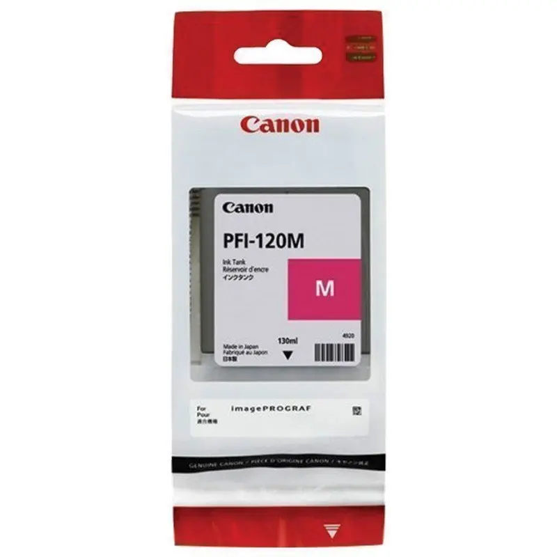 CANON Картридж струйный (PFI-120M) для imagePROGRAF TM-200/205/300/305, пурпурный, 130 мл, оригинальный, 2887C