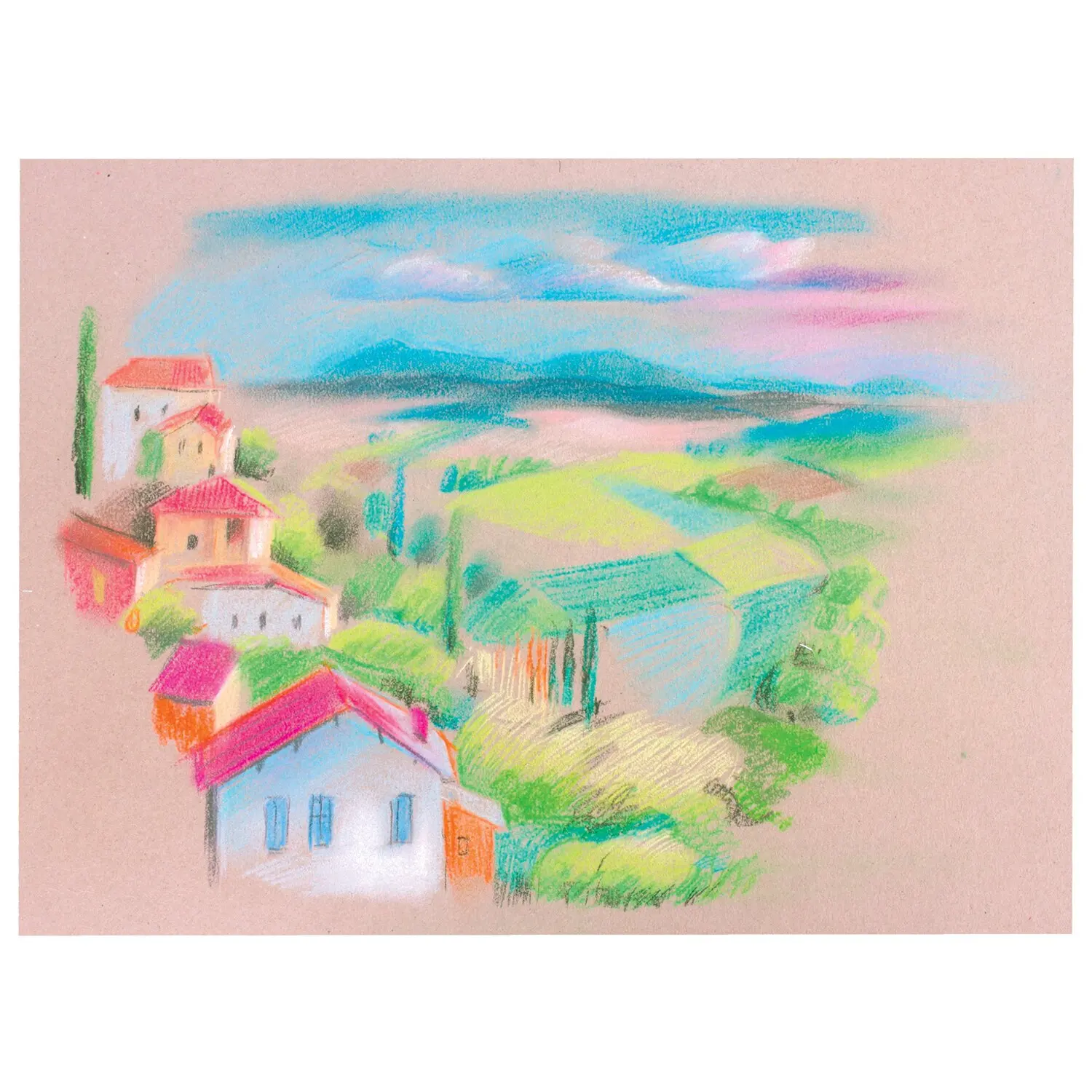 Пастель масляная художественная BRAUBERG ART CLASSIC, УТОЛЩЕННАЯ, 24 цвета, круглое сечение, 181452 (art.: 3920bc9e69edb) - 3920bc9e69edb