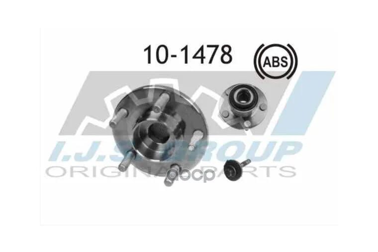 10-1478_к-Кт Подшипника Ступицы Передн.! Volvo S40/C30/V50/C70 IJS арт. 101478