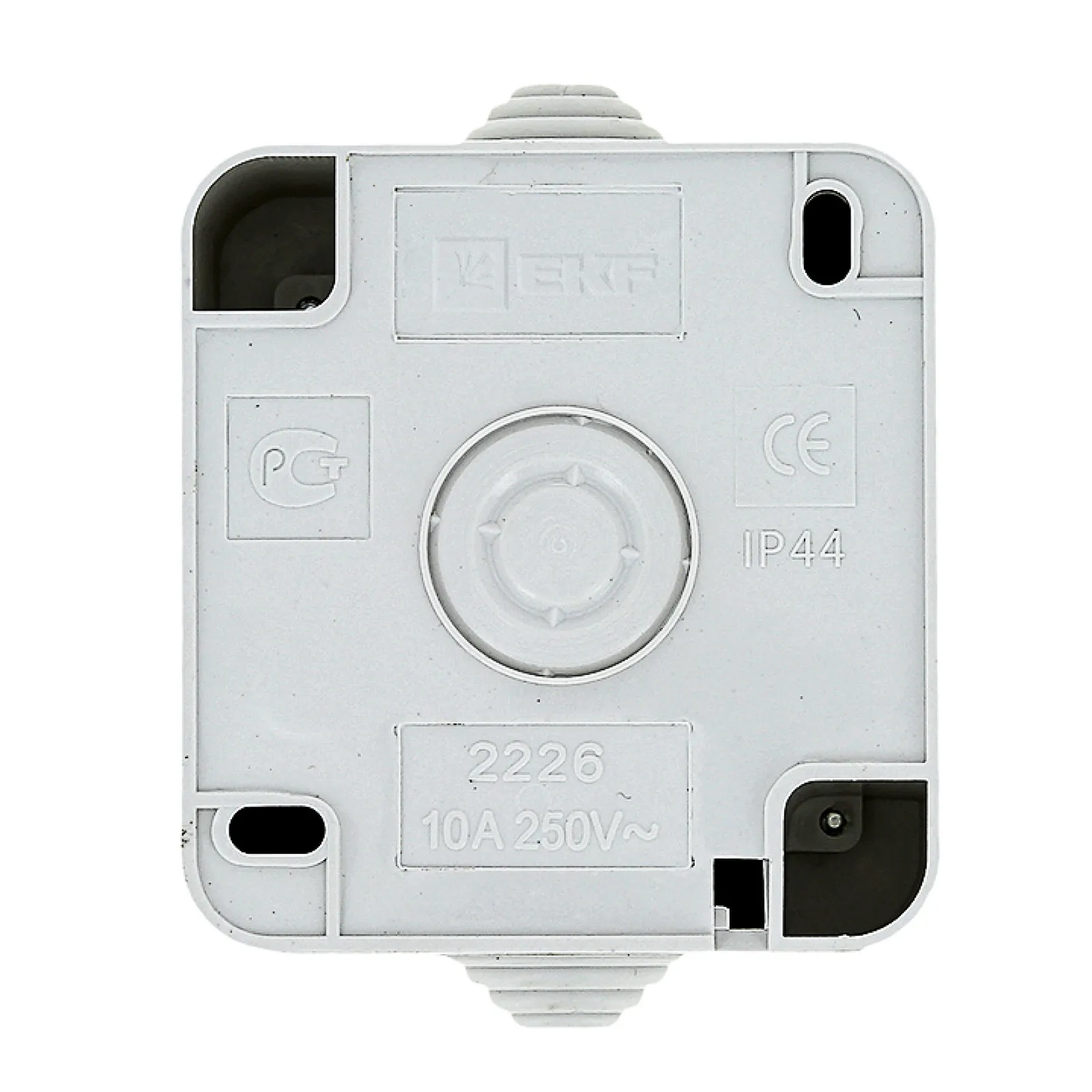 Фото Прага Кнопка звонка 1-клавишная 10А IP44 белая EKF - 1 шт №4