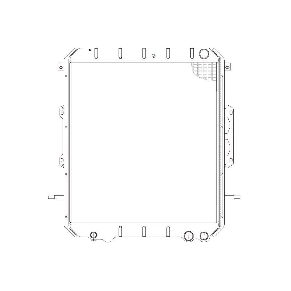 Радиатор охлаждения для автобусов ПАЗ Вектор Next LUZAR LRc 0301 LRC0301 (art.: 3a39dc1a461) - 3a39dc1a461