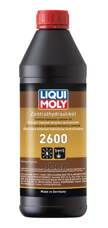 21603 Liquimoly Синт. Гидр.Жидк. Zentralhydraulik-Oil 2600 (1л) Liqui moly арт. 21603