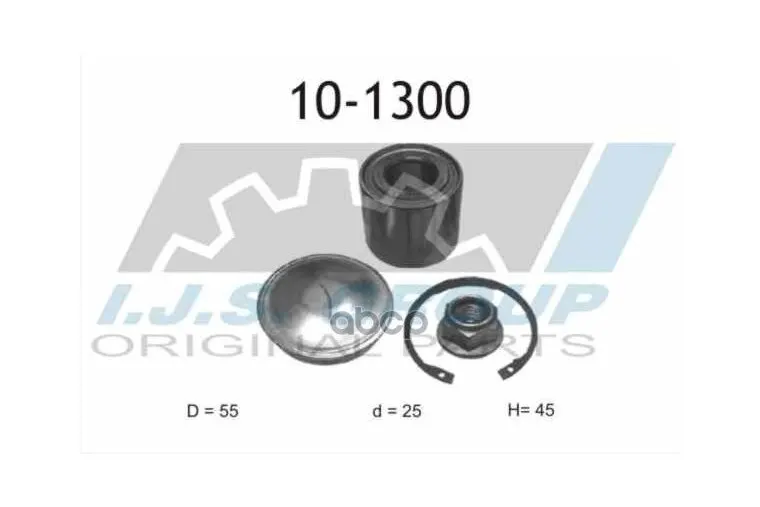 10-1300_к-Кт Подшипника Ступицы! Задней Renault Megane All 02 IJS арт. 101300