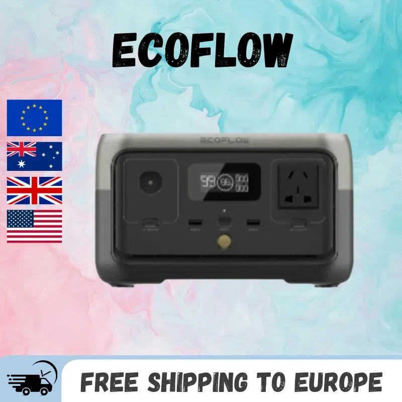 Фото Электрическая портативная река 2 EcoFlow-series, генератор переменного тока для кемпинга, генератор солнечной батареи 300 В, батареи veFePO4, тенты montre, montre №2