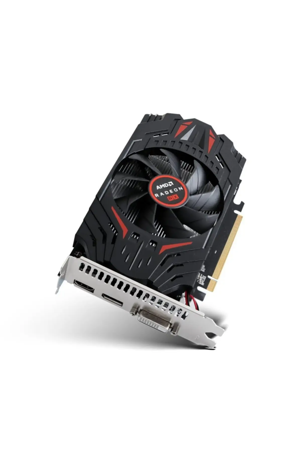 Фото Компьютерная видеокарта Arcade Hero M Rx550 Amd Gddr5 128Bit Vga.Dvi.Hdmi с одним вентилятором Видеокарта объемом 4 Гб №2
