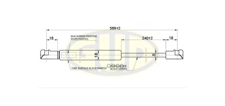 Амортизатор Багажника Cit Cit C4 Grand Picasso (Ua), 10/06- 110n L=589/240mm G.U.D арт. GGS030100