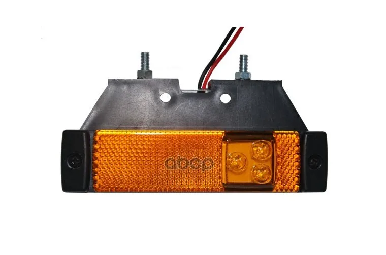 M720306_фонарь Габаритный !Желтый Прямоугольный Светодиодный 130x32 С Г-Кронштейномuniversal MARS Tech арт. M720306