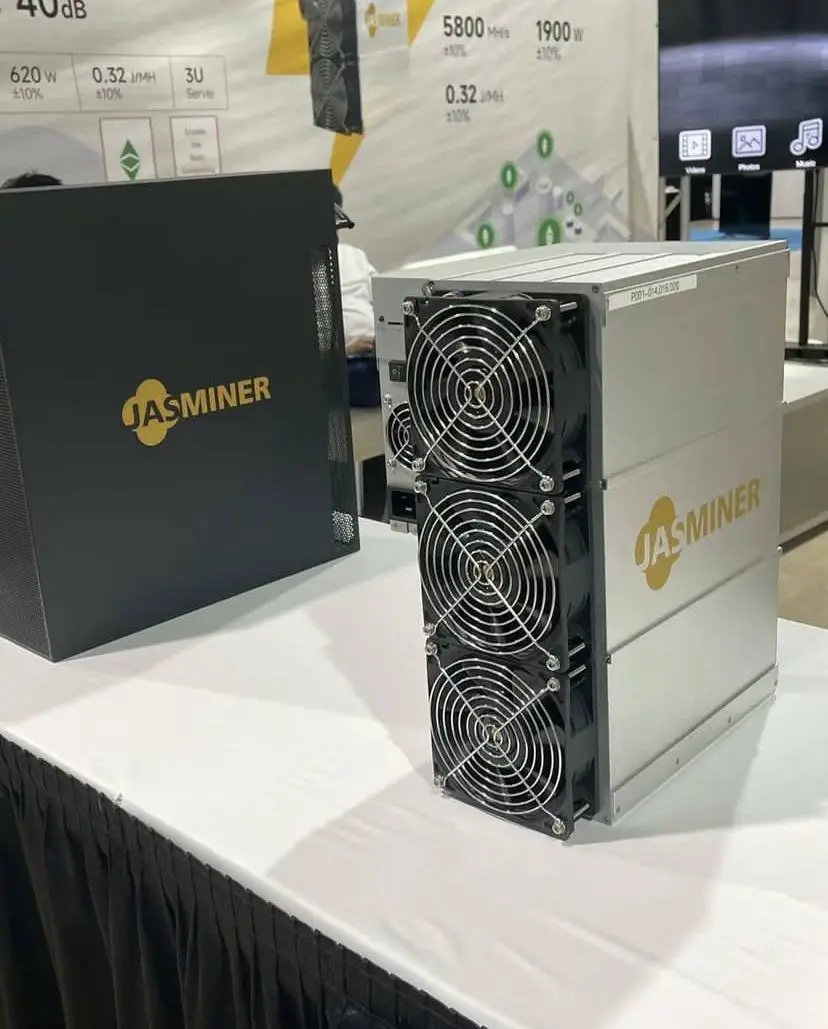 JASMINER X16-P Высокопроизводительный Мощный сервер 14 кг 5800MH/s ± 10% 8 Гб 1900 Вт ± 10%