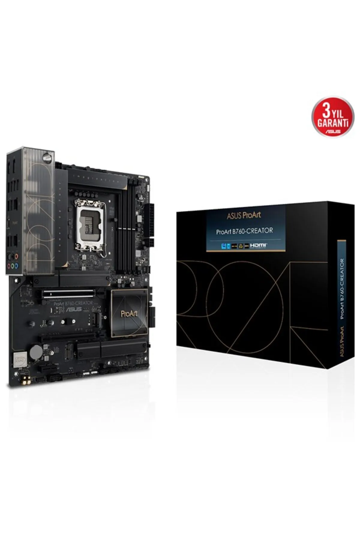 ASUS -  PROART B760-CREATOR DDR5 HDMI-DP PCIE 5.0 1700p ATX