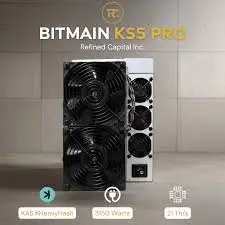 BR Бесплатная доставка: BITMAIN Antminer KS5 Pro 21THS Kaspa ASIC Miner(150JT, 220V, 4000W, kHeavyHash), лучший высокий хэшратвысокий Ef (art.: 3920c9c8c88aa) - 3920c9c8c88aa