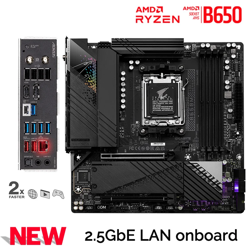 Новый процессор AMD RYZEN CPU Combo RYZEN 9 7950X 3D с GIGABYTE B650M AORUS ELITE AX Micro ATX материнская плата Kingston RAM 6000 МГц 32 Гб RGB (art.: 3920c2b776a7e) - 3920c2b776a7e