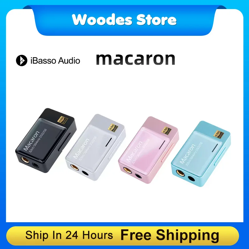 IBasso Macaron HIFI портативный USB DAC усилитель для наушников CS43131 декодер 4,4 мм/3,5 мм PCM 32 бит/384 кГц оригинальный DSD 256x