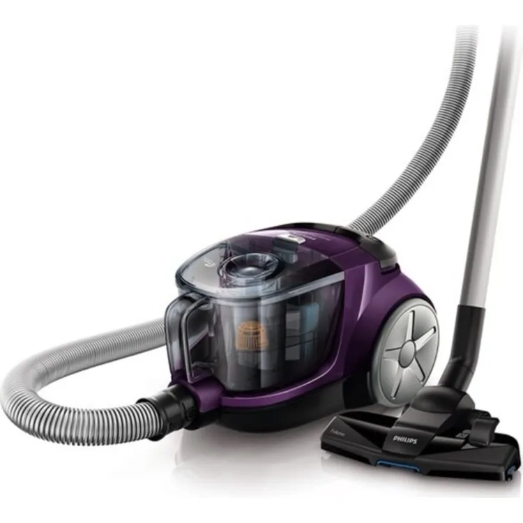 (Philips) Powerpro компактный пылеочиститель без мешка, Электрический фиолетовый цвет