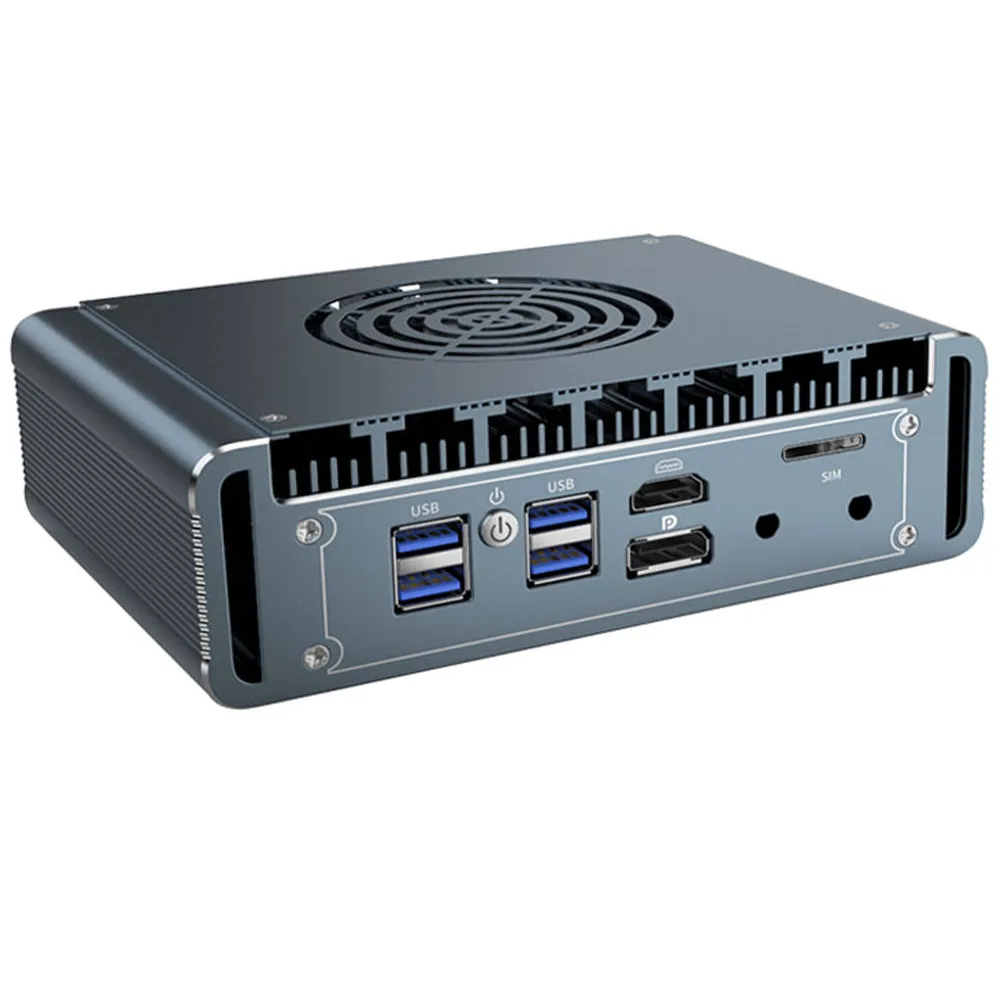 Безвентиляторный мини-ПК Intel Core i7 1265U i5 1235U i3 1215U Pentium Gold 8505 4x Intel i226V 2.5G LAN DDR4 pfSense Firewall Router