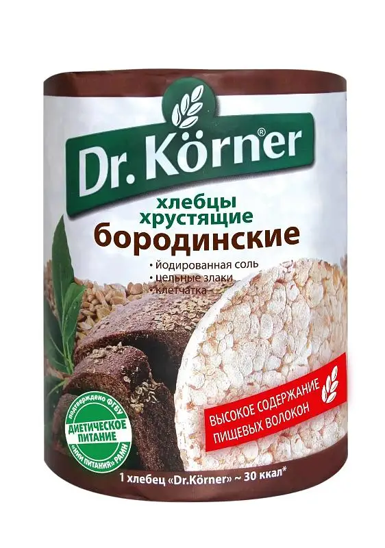 Хлебцы Dr. Korner бородинские 100г