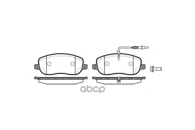 Колодки Торм.Пер./Дат. Citroen C8 2,0-3,0v6 7/02- ,Peugeot 807 2,0-3,0v6 6/02-, Fiat Ulysse 8/02-. Remsa арт. 0879.12