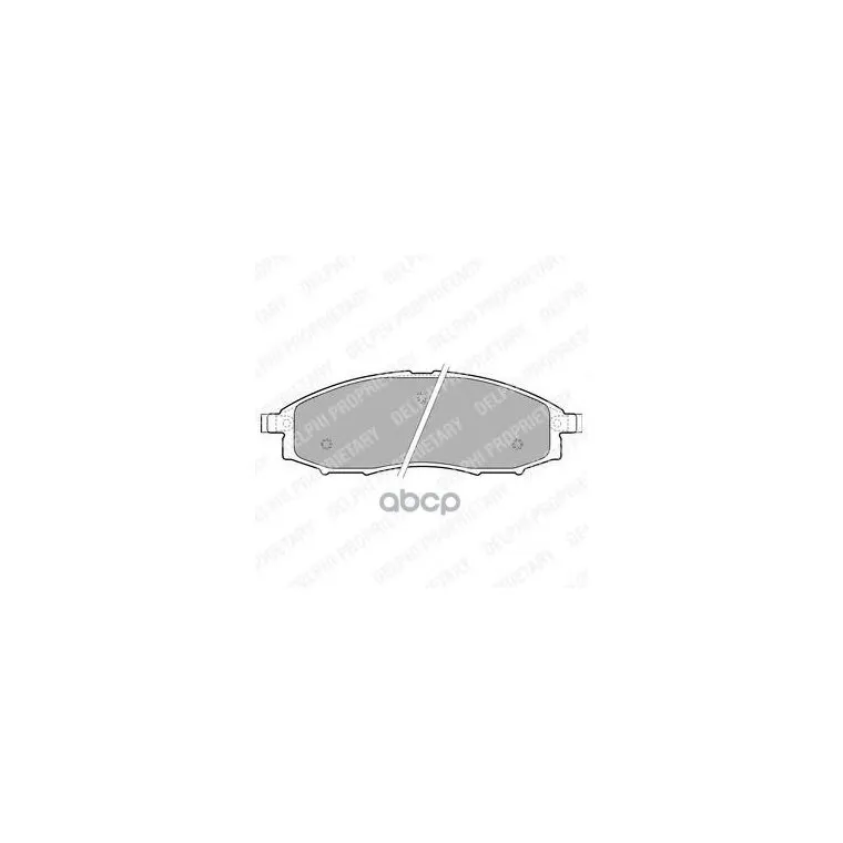 Колодки Торм.Пер./Дат. Nissan Pick Up 2.5di 03/02- Delphi арт. LP1772