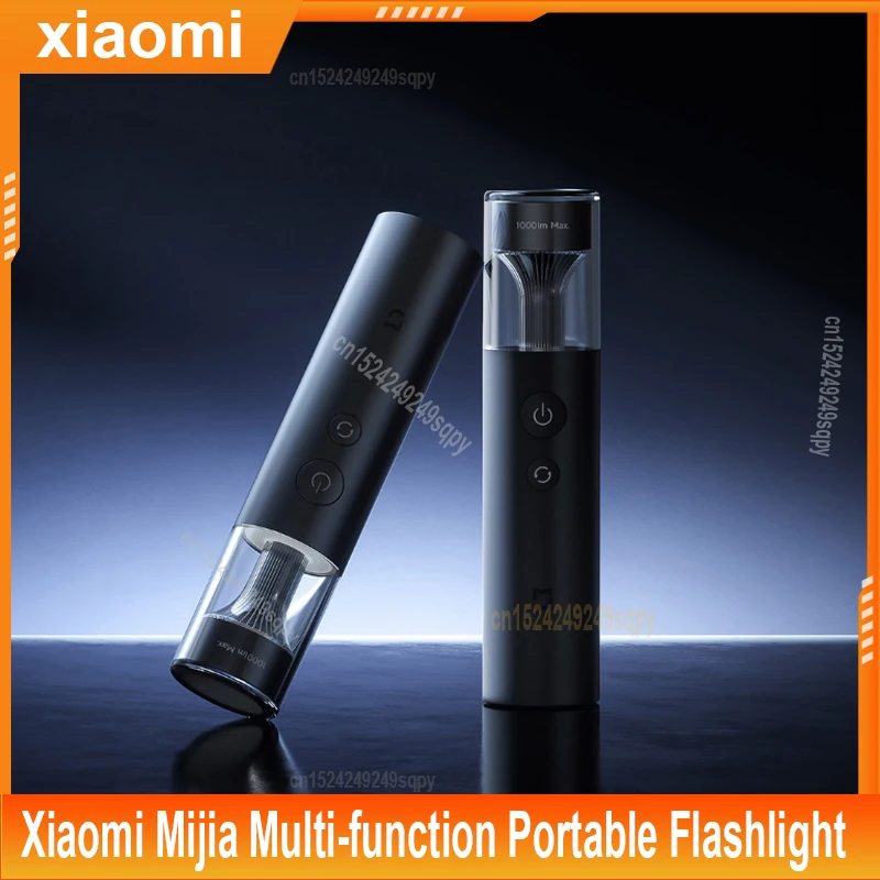 Многофункциональный портативный фонарик Xiaomi Mijia, водонепроницаемый уличный фонарь высокой яркости для кемпинга, 1000 люмен, IP65