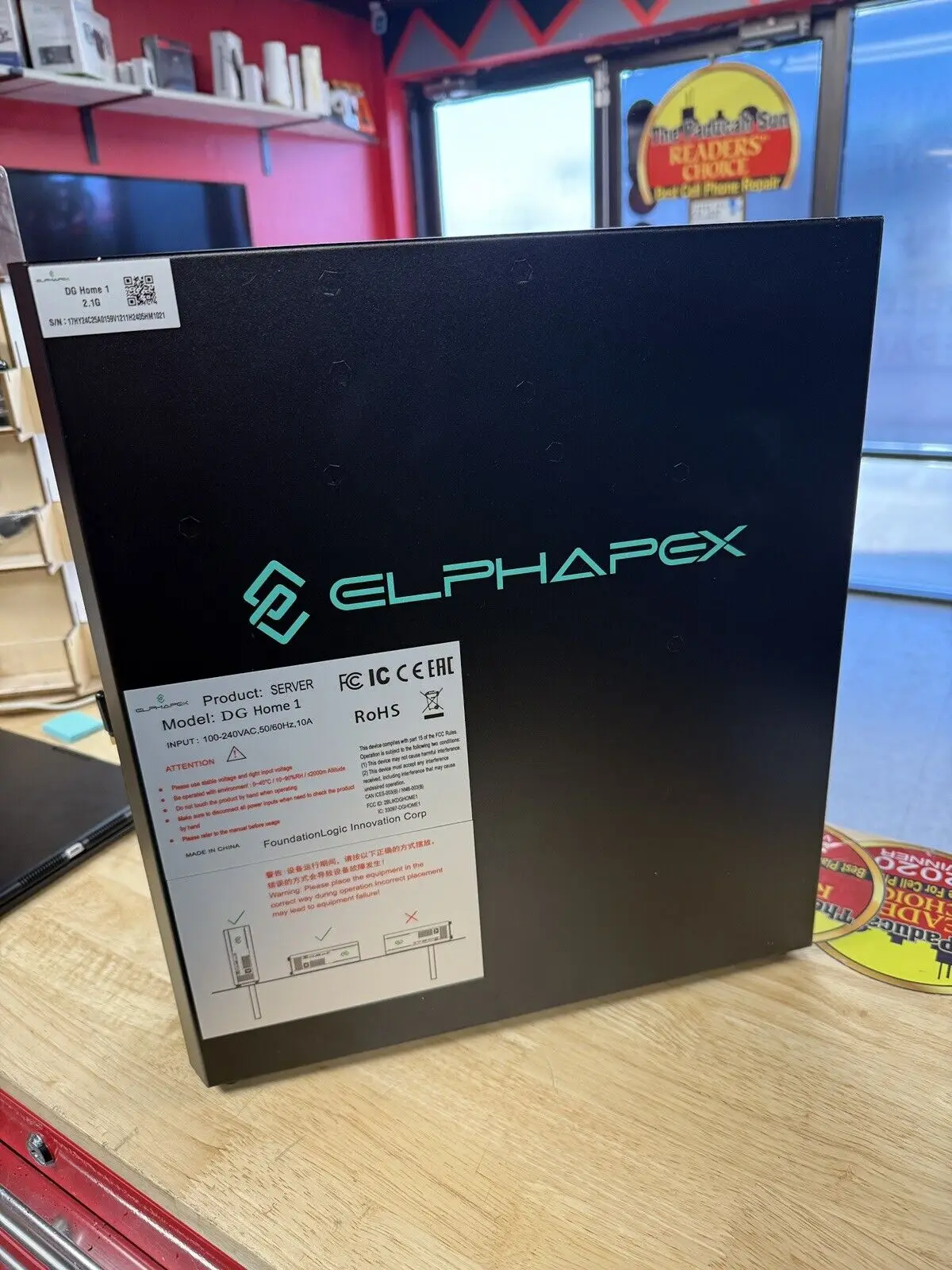 NA КУПИТЬ 4 ПОЛУЧИ 2 БЕСПЛАТНО Новый ElphaPex DG Home 1 2100 МГц/с 630 Вт LTC/Doge Miner