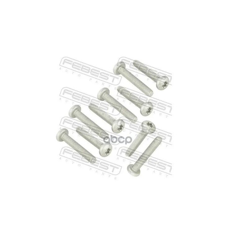 Болт Крепл Клап Крышки Skoda Octavia 1z 2004-2013 (Компл - 10шт) 2398-002-Pcs10 Febest арт. 2398-002-PCS10