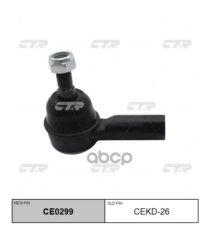 Нак.Рул.Тяги (Гур) Chevrolet Aveo (T300) 95218393 CTR арт. CEKD-26