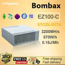 EE ЛУЧШЕЕ ПРЕДЛОЖЕНИЕ СКИДКОЙ КУПИТЬ 4 ПОЛУЧИ 2 BOMBAX MINER EZ100-C QUIET ETC ZIL OCTA 3200 МВт/с Хешрейт мощностью 570 Вт