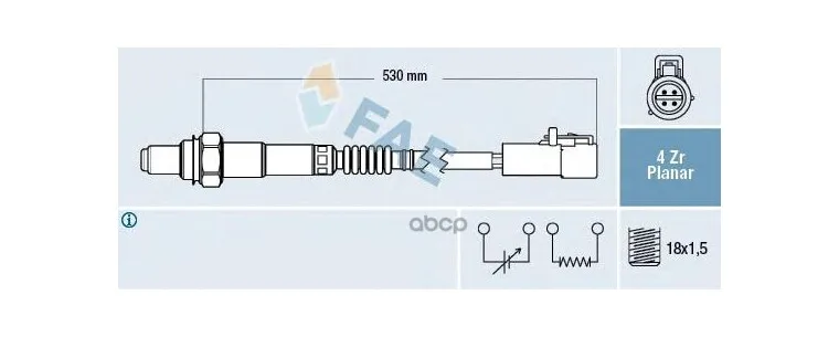 Лямбда-Зонд Ford/Volvo FAE арт. 77256