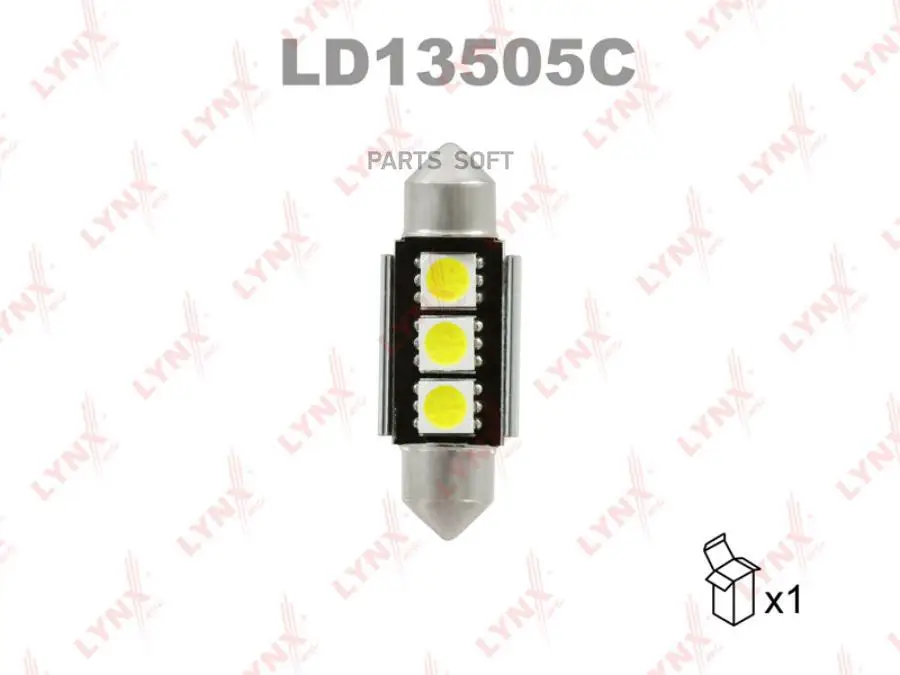 LYNXAUTO LD13505C Лампа светодиодная  1шт