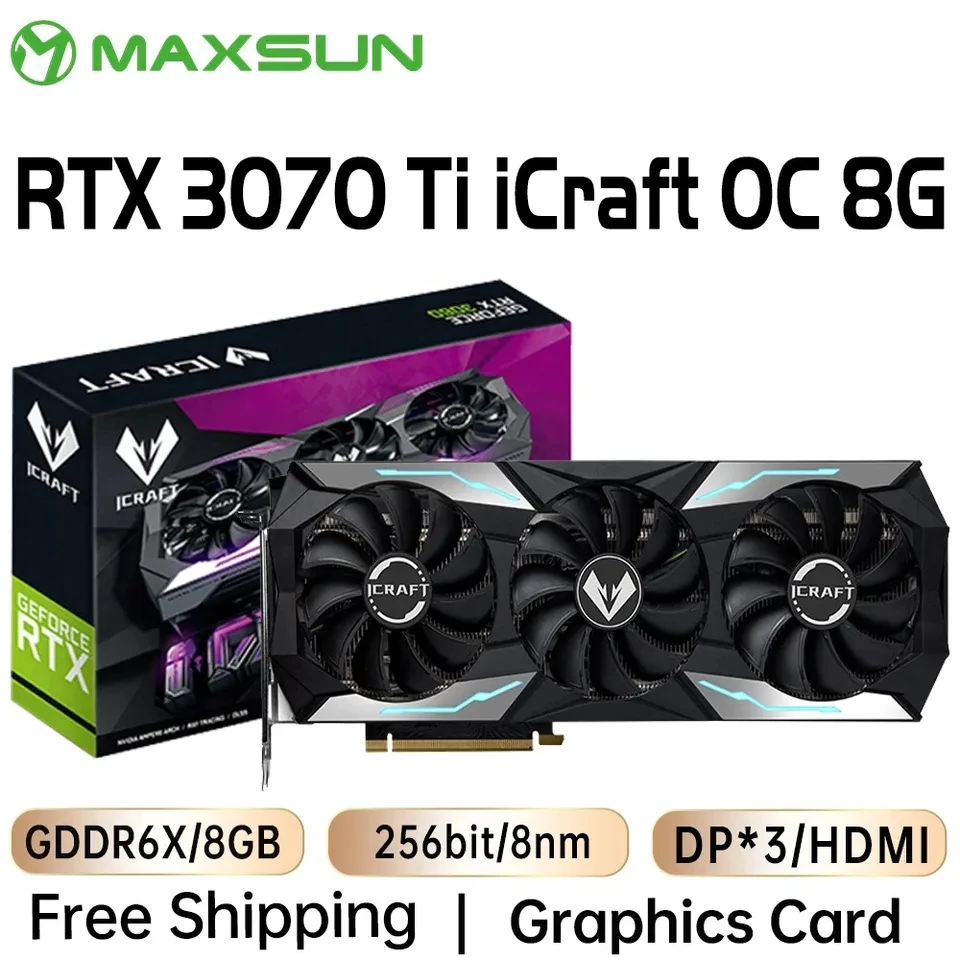 Бу видеокарты MAXSUN RTX 4070 4060TI 4060 3060 3060TI 3050 3070 GPU NVIDIA игровая видеокарта компоненты для настольного компьютера (art.: 3920ccec1da1a) - 3920ccec1da1a