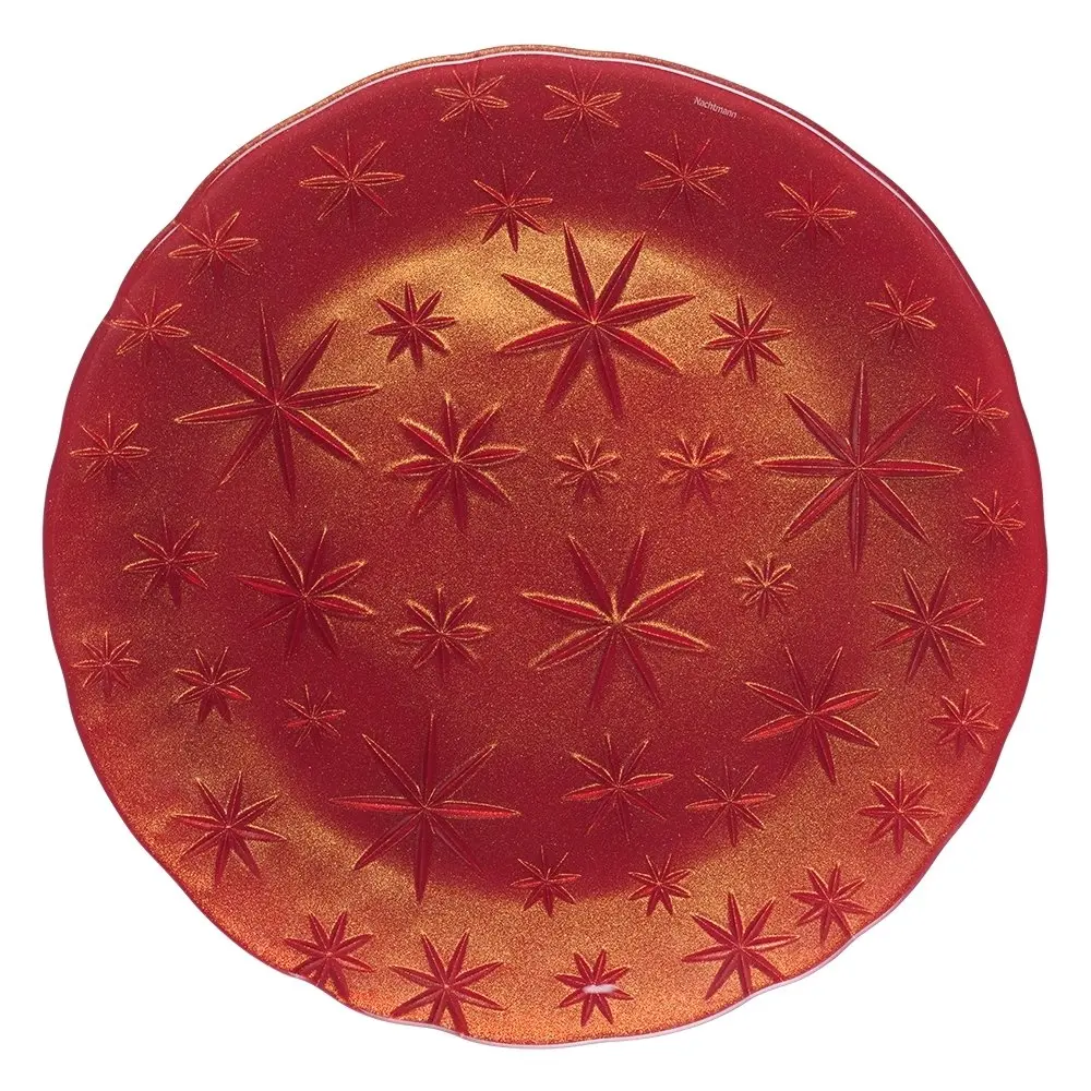 Блюдо Stars, 32 см, красное 95890 Nachtmann