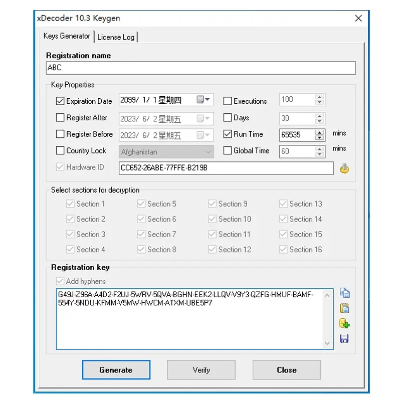 Фото XDecoder 10,3 с бесплатным генератором ключей DTC Remover DTC OFF удалить лицензию программного обеспечения Полностью активированный DTCRemover №5