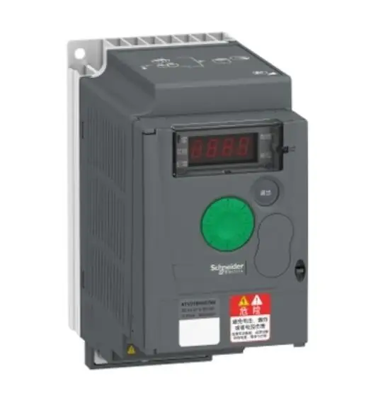 ATV310H037N4A Привод с регулируемой скоростью ATV310, 0,37 кВт/0,5 л.с., для тяжелых условий эксплуатации, 380...460 В, 3 фазы, без фильтра EMC