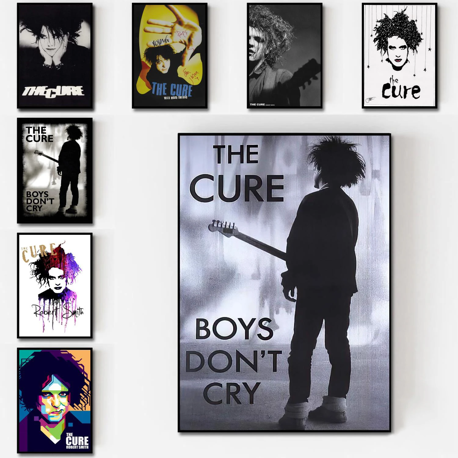 The Cure-Music, плакат для мальчиков, не плачут, фото дома, печать на холсте, плакаты для гостиной, постеры для мальчиков и девочек