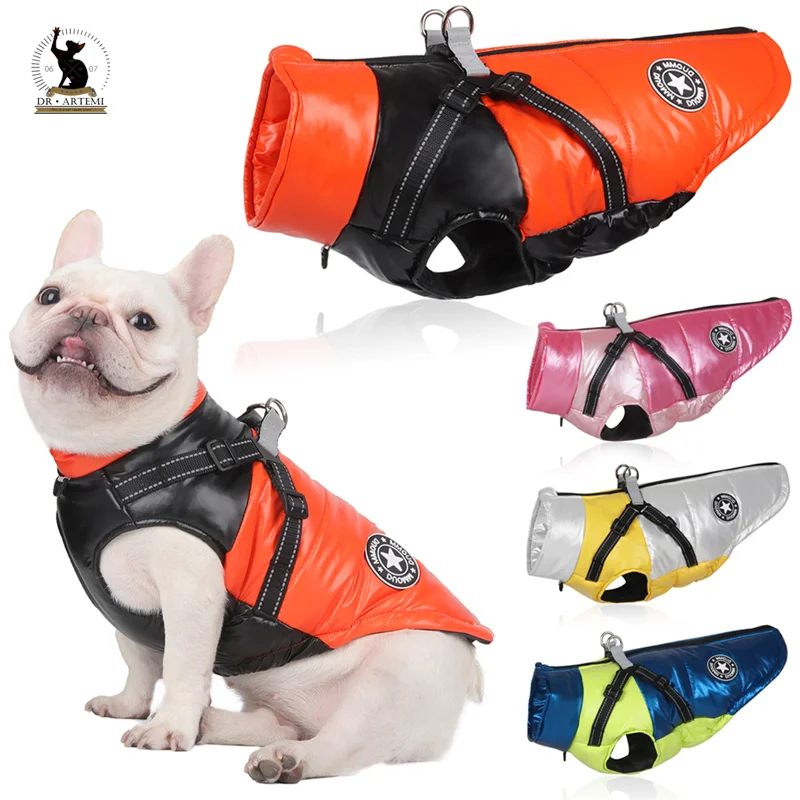 Jaket Anjing Tahan Air с жгутом, рефлектор Musim Dingin Pakaian