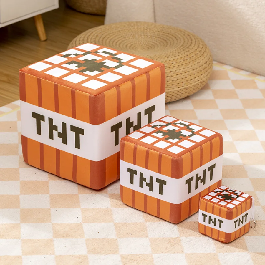 Декоративная подушка в форме колодки TNT, изысканная плюшевая игрушка в подарок, плюшевая мягкая плюшевая игрушка, милая подушка для объятий, веер для видеоигр