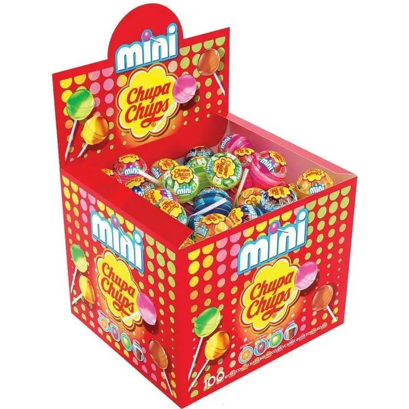 Карамель на палочке Chupa Chups mini (100 штук в уп) 1488200 849824
