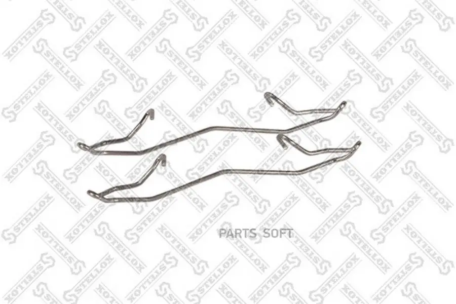 Ремкомплект торм колодок передних2крепежаOpel Astra F  Omega A  Vectra A  Kadett E 14-23 84-03 0001529SX